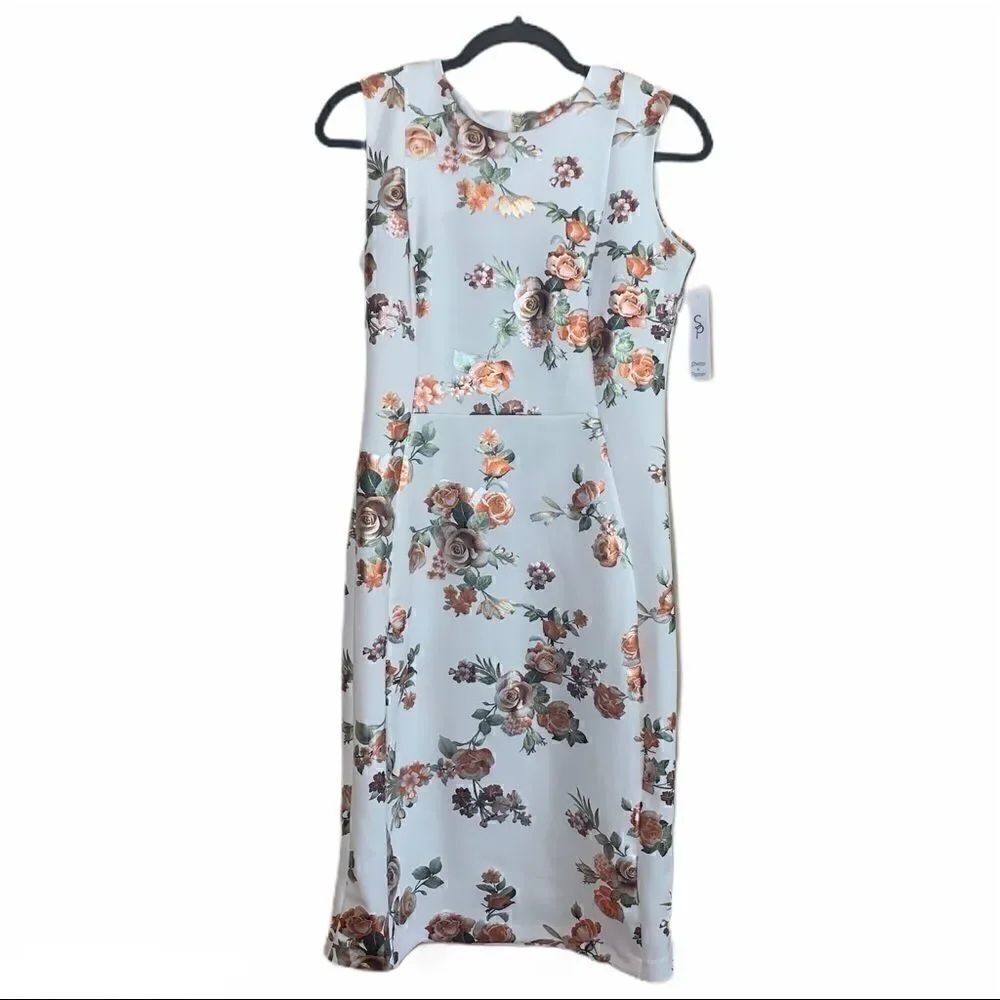 Shelby & Palmer BEAUTIFUL white floral dress